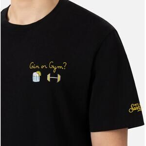 MC2 SAINT BARTH Portofino T Shirt With Gin Or Gym Embroidery Large